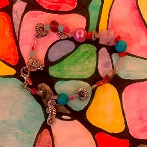 Custom-made bracelet , Made by Account owner ! [ Size medium- large ] on wrist